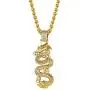 GOLDCHIC JEWELRY Gold Plated Dragon/Buddha Totem Pendant with 51cm+5cm Extender Chain, Men Women Chinese Religion Lucky Amulet Protection Fengshui Jewelry