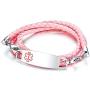MPRAINBOW Medical ID Alert Bracelet 3 Laps Medical Bracelet for Women Girls,Custom Persomalized Bracelet