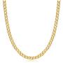 Barzel Gold Chain Necklace for Women, Men, Boys & Girls 18k Gold Plated Diamond Cut Curb/Cuban Link Chain Necklace 5MM for Men, Women & Teens - Made in Brazil