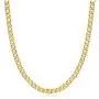 Barzel Gold Chain Necklace for Women, Men, Boys & Girls 18k Gold Plated Diamond Cut Curb/Cuban Link Chain Necklace 5MM for Men, Women & Teens - Made in Brazil Barzel Gold Chain Necklace for Women, Men, Boys & Girls 18k Gold Plated Diamond Cut Curb/Cuban Link Chain Necklace 5MM for Men, Women & Teens - Made in Brazil