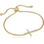 925 Sterling Silver Diamond or Cubic Zirconia Adjustable Strech Bracelet Bolo Strech Bracelet Adjustable to 9''