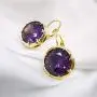 Leverback Drop Earrings Multicolor Cubic Zirconia Dangles Crystal Earrings Fashion Jewelry for Women Girls
