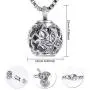 Valyria Cremation Jewelry Urn Pendant Necklace with Hollow Diamond Butterfly Beads Engraved Always in My Heart