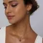 Mints Black Freshwater Pearl Jewelry Set Sterling Silver Necklace and Earrings Set Fine Jewelry for Women