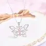 ACJNA 925 Sterling Silver Butterfly Celtic Infinity Pendant Necklace Jewelry Gift for Women Girls ACJNA 925 Sterling Silver Butterfly Celtic Infinity Pendant Necklace Jewelry Gift for Women Girls
