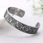 fishhook Viking Nordic Tree of Life Raven Talisman Stainless Steel Magnetic Therapy Cuff Bangle Bracelet for Women Men fishhook Viking Nordic Tree of Life Raven Talisman Stainless Steel Magnetic Therapy Cuff Bangle Bracelet for Women Men