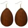SMALLLOVE Wooden Hoop Earrings for Women Girls Retro Black African Bohemian Wood Teardrop Geometric Lightweight Dangle Drop Earrings SMALLLOVE Wooden Hoop Earrings for Women Girls Retro Black African Bohemian Wood Teardrop Geometric Lightweight Dangle Drop Earrings