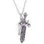 Alilang Antique Fantasy Medieval Renaissance Removable Scabbard Rune Sword Dagger Pendant Necklace Alilang Antique Fantasy Medieval Renaissance Removable Scabbard Rune Sword Dagger Pendant Necklace