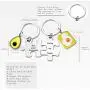 Avocado Keychain Set of 2 Anniversary Couple Gifts You are The Avocado to My Toast Keychain Set Funny Gift for Boyfriend Avocado Lover Gift Avocado Keychain Set of 2 Anniversary Couple Gifts You are The Avocado to My Toast Keychain Set Funny Gift for Boyfriend Avocado Lover Gift