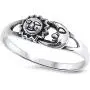 COYOTE Sterling Silver Sun Moon Universe Ring COYOTE Sterling Silver Sun Moon Universe Ring