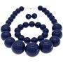 CIOOU Chunky Pearl Necklace Jewelry Set Pearl Choker Large Bead Necklace For Women Bride Wedding Gift
