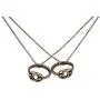 Lux Accessories A Promise is Forever BFF Matching Ring Necklace Set Lux Accessories A Promise is Forever BFF Matching Ring Necklace Set