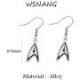 WSNANG Movie Earrings Movie Jewelry Gift for Trekkie Movie Inspired Jewelry Gift for Movie Fans