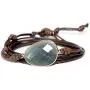 Ying An Handmade Labradorite Wax Cord Wrap Bracelet Ying An Handmade Labradorite Wax Cord Wrap Bracelet