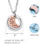 LParkin Grandson Necklace Grandma Gift Grandmother Necklace Jewelry The Love Between a Grandmother and Grandson is Forever