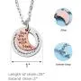 LParkin Grandson Necklace Grandma Gift Grandmother Necklace Jewelry The Love Between a Grandmother and Grandson is Forever