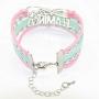 HHHbeauty Flamingo Bracelet Jewelry Leather Infinity Love Flamingo Gifts Flamingo Jewelry Bracelet Gifts for Women, Girls, Men, Boys, Gifts Flamingo