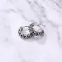 Gothic Skull Hoop Earring Small Stainless Steel Punk Rock huggie Earrings for Men Vintage Jewelry