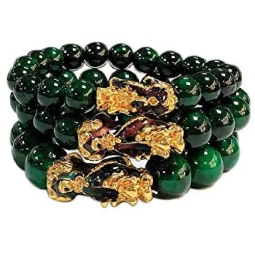 3 Pcs Handmade Feng Shui Pi Xiu Coloful Stone Beads Adjustable Stretch Bracelets Set Attract Wealth and Good Luck Brave Prosperity Jewelry for Women Men(10mm-12mm-14mm) 3 Pcs Handmade Feng Shui Pi Xiu Coloful Stone Beads Adjustable Stretch Bracelets Set Attract Wealth and Good Luck Brave Prosperity Jewelry for Women Men(10mm-12mm-14mm)