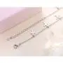 S925 Sterling Silver Jewelry Cross Adjustable Bracelet Link 7 to 9 inches