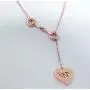 SENFAI Horse Snaffle bit Heart Shaped 26 First Initial Letters Personality Name Y Necklace 18'' 3 Tone SENFAI Horse Snaffle bit Heart Shaped 26 First Initial Letters Personality Name Y Necklace 18'' 3 Tone