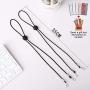 ZYG.GG Adjustable Face Mask Lanyard, Reusable Masks lanyards with Clip, 5pcs Kids Breakaway face mask Lanyard (with Gift Box)
