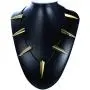 Adramata Cosplay Black Panther Choker Necklace for Men Women King TChalla Wakanda Costume War Necklace Halloween Decor Necklace Jewelry Adramata Cosplay Black Panther Choker Necklace for Men Women King TChalla Wakanda Costume War Necklace Halloween Decor Necklace Jewelry