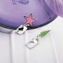 Anime Earrings HUNTER x HUNTER Hisoka Earrings Cosplay Stars Teardrop Poker Earring Stud for Women Men Earring Jewelry Gift Accessories