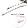 JIBSA 18K Gold Plated Choker Layered Thin Dainty Chain Necklace 14'' 16'' 18'' Long for Women Teen Girls Fashion Jewelry