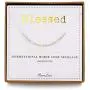 RareLove Blessed Morse Code Necklace 925 Sterling Silver Beads Two Tone Friendship Inspiration Graduation Bridemaid Gift For Women Girls RareLove Blessed Morse Code Necklace 925 Sterling Silver Beads Two Tone Friendship Inspiration Graduation Bridemaid Gift For Women Girls