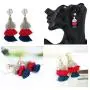 TD.IVES 6 Pairs Tassel Thread Earrings,Dangle Earring for Women, Bohemian Dangle Drop Earring Set for Women Girls Statement Fashion Jewelry