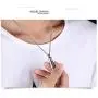 Mens Black Cross Pendant Stainless Steel Religious Bullet Urn Ashes Memorial Keepsake Necklace Chain for Men Women Prayer Jewelry Mens Black Cross Pendant Stainless Steel Religious Bullet Urn Ashes Memorial Keepsake Necklace Chain for Men Women Prayer Jewelry