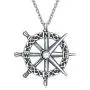 Compass Necklace Sterling Silver Compass Celtic Knot Necklace Graduation Friendship Travel Necklace Inspirational Graduation Gifts Jewelry for Women Girls Friends Compass Necklace Sterling Silver Compass Celtic Knot Necklace Graduation Friendship Travel Necklace Inspirational Graduation Gifts Jewelry for Women Girls Friends