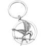 SEIRAA The Hunger Games Movie Jewelry Arrow Jewelry Bird with Arrow Circular Keychain for Movie Fans