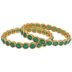 Efulgenz Indian Style Bollywood Gold Plated Crystal Rhinestone Faux Kundan Stone Wedding Bridal Bracelet Bangle Set Jewelry