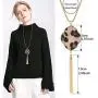 Sunmoon Statement Leopard Jewelry Set for Women Leopard Leather Bracelet Teardrop Drop Dangle Earrings Long Tassel Pendant Necklace Mothers Day Necklace Earrings Gift Sunmoon Statement Leopard Jewelry Set for Women Leopard Leather Bracelet Teardrop Drop Dangle Earrings Long Tassel Pendant Necklace Mothers Day Necklace Earrings Gift