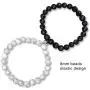 LAraii Magnetic Couples Bracelets for Women Men Natural Stone Beads Bracelet Matching Bracelets for Couples Valentines Day Gifts LAraii Magnetic Couples Bracelets for Women Men Natural Stone Beads Bracelet Matching Bracelets for Couples Valentines Day Gifts