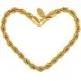 LIFETIME JEWELRY 6mm Rope Chain Bracelets for Women and Men 24k Real Gold Plated LIFETIME JEWELRY 6mm Rope Chain Bracelets for Women and Men 24k Real Gold Plated