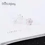 925 Sterling Silver Plated Color Flower Stud Earrings for Women Teen Girls 925 Sterling Silver Plated Color Flower Stud Earrings for Women Teen Girls