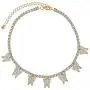 SUNXN Butterfly Necklace Tennis Chain Choker CZ Bling Silver Gold Pendant Necklace Gift for Women Girls Jewelry