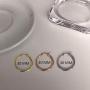 ZRO 3 Pairs Hoop Earrings 18K Gold Plated Hypoallergenic Stainless Steel Hoop Earrings Women Girls Gift