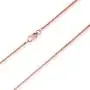Sea of Ice Sterling Silver 2mm Twisted Rock Chain Necklace for Women, Size 14'' - 36'' Italy