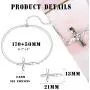 Fiasaso 925 Sterling Silver Cross Bracelets for Women God in My Heart Faith Christian Bracelets Religious Jewelry 6.7In-8.7In Fiasaso 925 Sterling Silver Cross Bracelets for Women God in My Heart Faith Christian Bracelets Religious Jewelry 6.7In-8.7In
