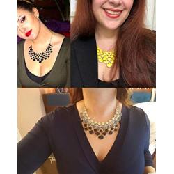 LOYALLOOK Fashion Jewerly Set Women Nescklace Statement Necklace Earrings Jewerly