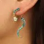 Boaccy Crystal Earrings Snake Earring Jackets Ear Drop Green Jewelry for Women and Girls Boaccy Crystal Earrings Snake Earring Jackets Ear Drop Green Jewelry for Women and Girls