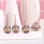 JIANGYUE Multicolor AAA Grade Cubic Zirconia Rhodium Rose Gold Plated Multi-Stone Ring for Women Girl Party Club Fashion Jewelry Size 5 6 7 8 9 10
