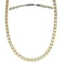 MagnetRX® Titanium Magnetic Therapy Necklace - Natural Pain Relief for Neck Arthritis, Back, Shoulder Pain, Headache and Migraine Relief Magnetic Necklace (Silver & Gold, 19.25 Inches)