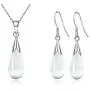 Injoy Jewelry Women Jewelry Set, Teardrop Synthetic Cat Eye Stone Pendant Necklace and Dangle Earrings Set for Women Girls Injoy Jewelry Women Jewelry Set, Teardrop Synthetic Cat Eye Stone Pendant Necklace and Dangle Earrings Set for Women Girls