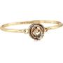 Steve Madden Womens Snake Design Bangle Yellow Gold-Tone Bracelet