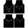 BBTO 9 Pieces Gold Layering Chain Choker Necklace Layered Pendant Statement Necklace for Women Girls (Style A) BBTO 9 Pieces Gold Layering Chain Choker Necklace Layered Pendant Statement Necklace for Women Girls (Style A)